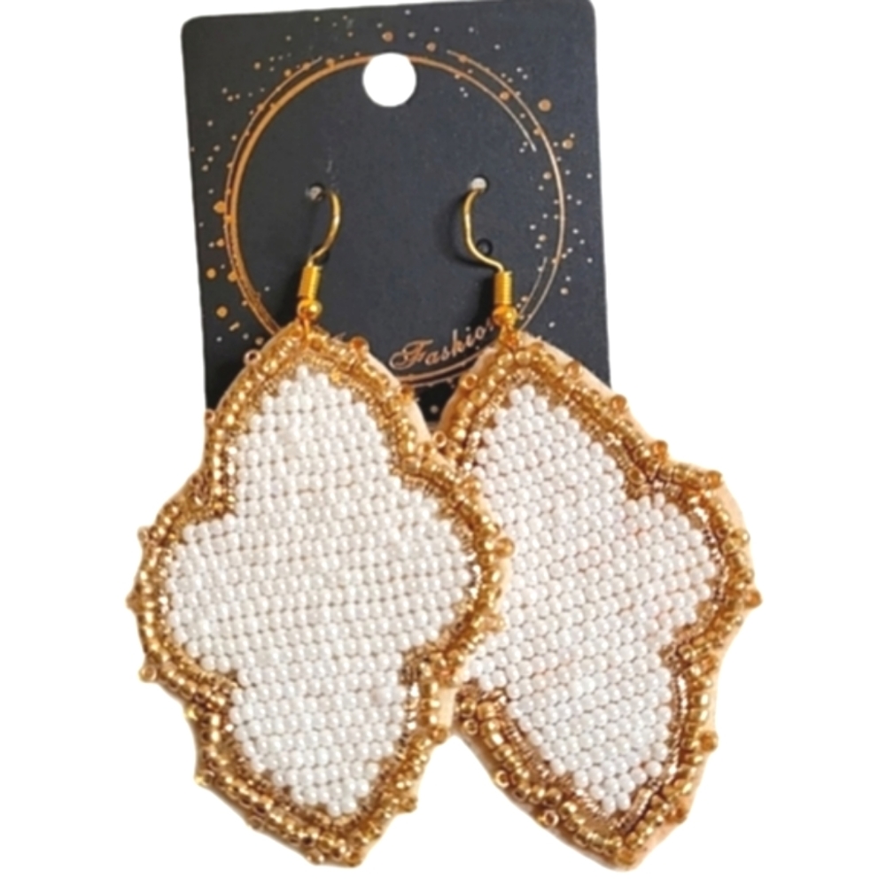MOROCCAN STYLE BEAD EARRINGS